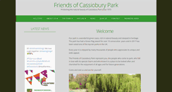Desktop Screenshot of friendsofcassioburypark.org.uk